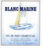 ETIQUETTE DE VIN - VIN DE PAYS CHARENTAIS - BLANC MARINE - Bateaux à Voile & Voiliers