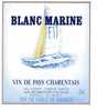 ETIQUETTE DE VIN - VIN DE PAYS CHARENTAIS - BLANC MARINE - Barche A Vela & Velieri