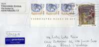 Carta , Aérea, Italia  , 2008, Cover, Letter - Luftpost