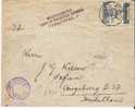 Gr11002a/ GRIECHENLAND -  Drucksache Saloniki N. Augsburg 1.10.14 Adler/Schlange/Sonne - Cartas & Documentos