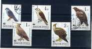 - HONGRIE . ENSEMBLE DE TIMBRES SUR LES RAPACES DIURNES . - Used Stamps