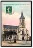 89 AILLANT Sur THOLON, Auxerre Et Ses Environs, L'Eglise, CPA Colorisé, Cliché Botex, Ed Toulot, Voyagé En 1910, B état - Aillant Sur Tholon