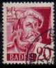 BADEN   Scott #  5N 37  F-VF USED - Bade