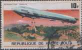 Haute Volta 1976 -  75éme Anniversaire Du 1er Zeppelin - Oblitéré - 385 - Zeppelines