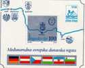 Donau-Regatta Mit Flaggen Der Teilnehmer Europa 1985 Jugoslawien Block 26 ** 2€ Bf Fogli Bloc Flag Sheet Of Jugoslavija - Aviron