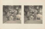 CPA STEREO FAMILLE DANS L'ILE SAINT LOUIS - ANNÉES 20 - Stereoscope Cards