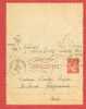 CARTE LETTRE DE 1941 CACHET SI QUENTIN POUR PARIS - Letter Cards