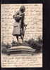 01 FERNEY VOLTAIRE Statue De Voltaire, Monument, Ed JJ 1269, 1904, Dos 1900 - Ferney-Voltaire