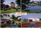 LOCMINE  -  4 Vues :  Lavoirs Du Pont Coët, Château De Beaulieun Le Petit Square, Collège D´Enseignement Général  - - Locmine