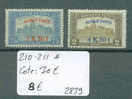 HONGRIE  No Michel 210-211 *  ( Avec Charnière )        Cote: 30 € - Unused Stamps