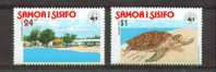 Samoa. WWF. Hawksbill Turtles. MNH Set - Schildkröten