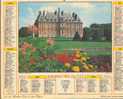 Calendrier 1983 - Almanach Des PTT - Chateau De Sceau -Voitures Anciennes - - Formato Grande : 1981-90