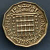 Grande-Bretagne 3 Pence 1961 Ttb+ - F. 3 Pence