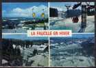 01 GEX (environs) Col De La Faucille, Multivue, Hiver, Pistes De Ski, Télécabines, Ed Protet 120, CPSM 10x15, 1980 - Gex