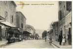 LA GRAND-COMBE. - Rue Salavert Et L'Hôtel Des Voyageurs. Superbe Cliché - La Grand-Combe