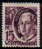 WURTTEMBERG   Scott #  8N 5*  VF MINT LH - Wurtemberg