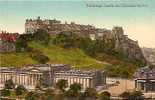 EDINBURGH CASTLE AND NATIONAL GALLERY. - Midlothian/ Edinburgh