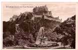 EDINBURGH CASTLE AND ROSS FOUNTAIN. - Midlothian/ Edinburgh