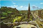 PRINCES SREET AND THE SCOTT MONUMENT. EDINBURGH. - Midlothian/ Edinburgh