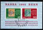 Schweiz Helvetia Mi.N° 812/13 Als Block 20 Gestempelt. 1965, 8. März. Blockausgabe: Nationale Briefmarkenausstellung - Blocs & Feuillets