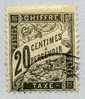 Taxe 17  Ø  Oblitération  Légère.    Cote 150 E - 1859-1959 Used