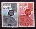 K2186 - ANDORRE FR. Yv N°179/80 EUROPA CEPT - Usati