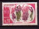 K2179 - ANDORRE FR. Yv N°166 DANSE - Used Stamps