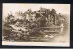 Early Raphael Tuck Postcard Wye Valley Art Series By F.W. Hayes Chepstow Castle Monmouthshire Wales Swans Boat - Ref 273 - Monmouthshire
