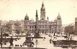 MUNICIPAL BUILDINGS AND GEORGE SQUARE. GLASGOW. - Lanarkshire / Glasgow