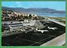 NICE - VUE AERIENNE DE L'AEROPORT Avec Trois Avions- Carte De 1964 - Luchtvaart - Luchthaven