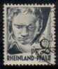 RHINELAND-PFALZ   Scott #  6N 1  VF USED - Rhine-Palatinate