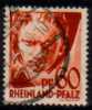 RHINELAND-PFALZ   Scott #  6N 12  VF USED - Rhine-Palatinate