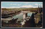 Early Real Photo Coloured Postcard Inverness & River Ness From Castle Scotland - Ref 274 - Inverness-shire