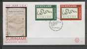 REP. SURINAME 1976 ZBL FDC E8 SLANG SNAKE SERPENT - Serpenti