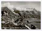 COURMAYEUR, LAGO CHECROUIT E GR. JORASSES, B/N, VG 1954 - Aosta