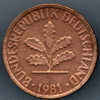 Allemagne 1 Pfennig 1981 F Ttb+ - 1 Pfennig