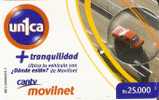 TARJETA DE UNICA DE VENEZUELA  DE MOVILNET + TRANQUILIDAD (COCHE-CAR) - Venezuela