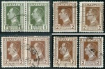 ● BULGARIA  1928  - N. 203 / 04  Usati  COPPIE , Serie Completa -  Lotto  142 /44 /45 - Oblitérés