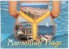 Cpm 34 MARSEILLAN PLAGE En Parcouranr Le Mediterranee - 3 Vues - Marseillan