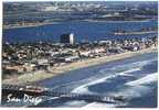 Cpm SAN DIEGO 256 Aerial View Of Pacific Beach Mission Bay And San Diego Skyline - San Diego