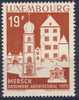 Luxemburg Luxembourg 1975 Mi 903 YT 852 ** Mersch: Michael´s Square / Place / Platz - Europäisches Denkmalschutzjahr - Unused Stamps