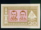 + 1622 Bulgaria 1965 Transport >  Other (Sea) > Balkanphila Visit Belyayev Leonov  ** MHN / COSMONAUTS ROCKET SAILBOAT - Sonstige (See)