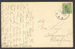 Denmark PPC Broken Line Under King´s Chin Cancelled Brotype IIIb SKJELSKØR 30.3.1918 (SCARCE) !! - Plaatfouten En Curiosa