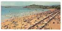 B795 SANTANDER  LA PROMENADE DE SARDINIER PREMIERE PLAGE Grand Format  20.5  X 9.5 CM - Cantabria (Santander)