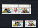 3-Streifen ** Weltfestspiele Der Jugend In Moskau 1985 DDR 2959/0 + ER + 6ZD 12€ - Briefmarken