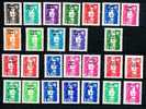 SPM  Marianne  26 Valeurs  Compl.  Neuf X X ( Sans Trace) - Unused Stamps