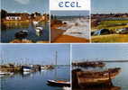 Cpsm  56 MORBIHAN  ETEL LE VIEUX PASSAGE LA BARRE LE CAMPING LE PORT - Etel