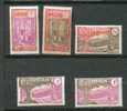 CAM171- YT 140-141-142-144-148 * - Charnières Complètes - Unused Stamps