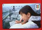 Japan Japon Telefonkarte Télécarte Phonecard Telefoonkaart -  Carte   Card  JCB Frau Women  Femme Girl - Advertising