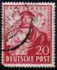 GERMANY   Scott #  663  F-VF USED Short Perf Left Corner - Usados